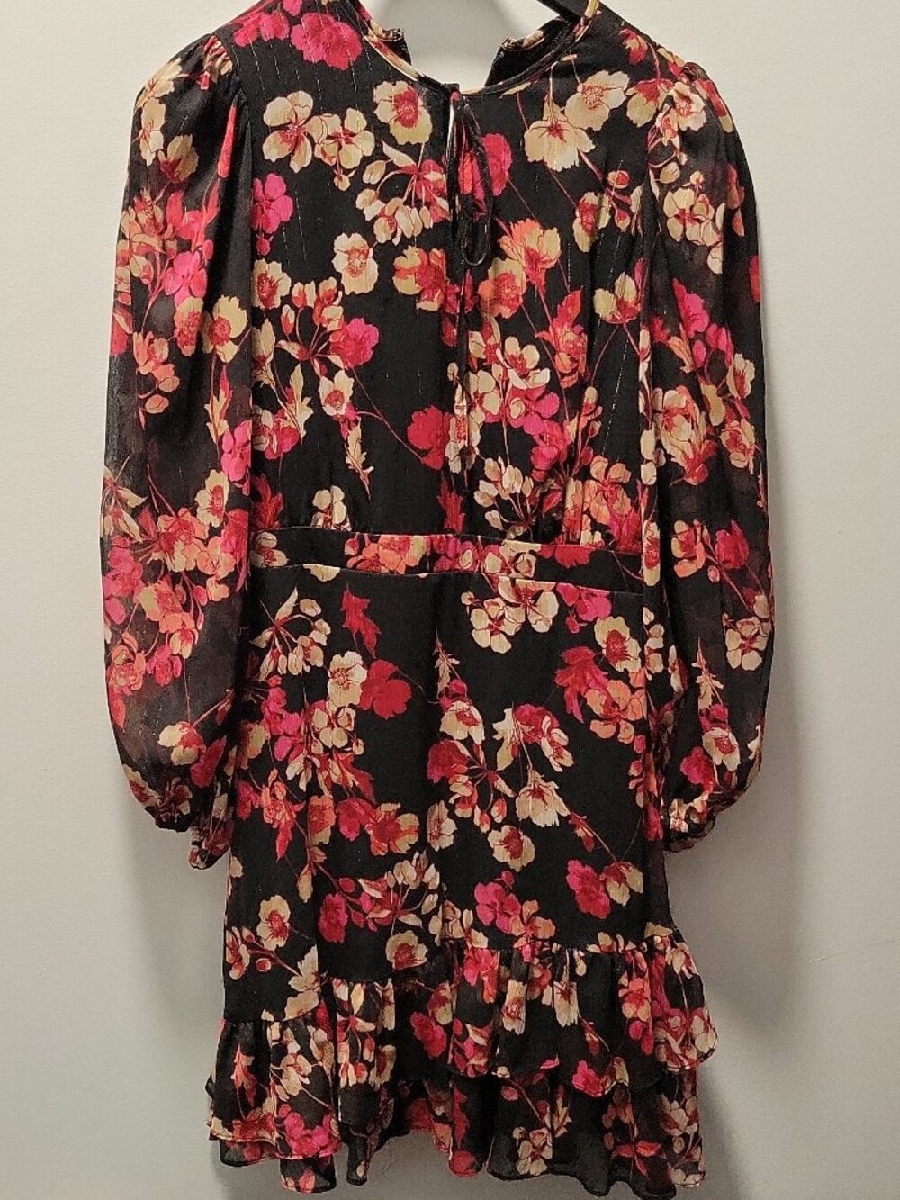 Floral Tommy Hilfiger Dress size 4 - flowers,red,pink,black